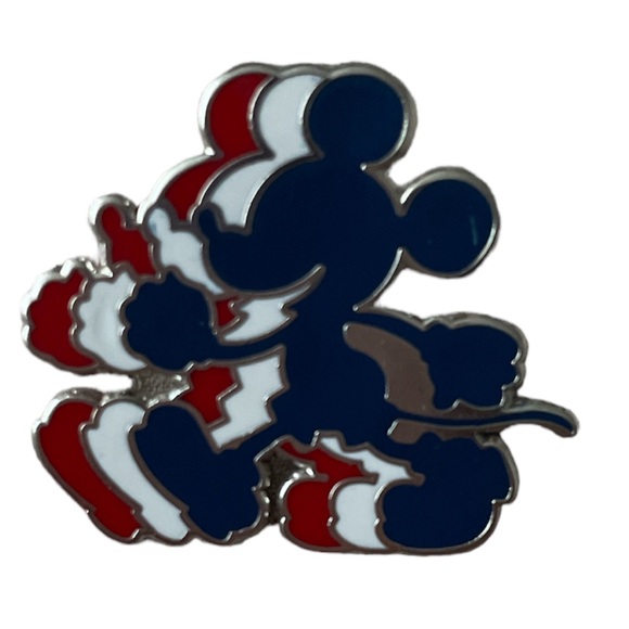 Disney Trading Pin Parks All American Red White and Blue Mickey 2018 - Picture 1 of 2